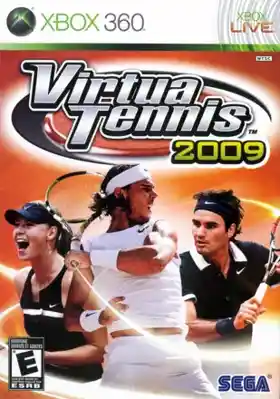 Virtua Tennis 2009 (USA) box cover front